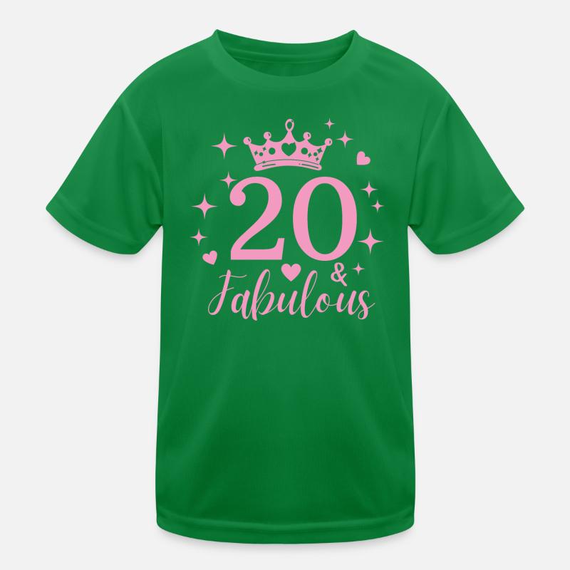 fabelhafte 20. 20. Geburtstag Kinder Funktions-T-Shirt