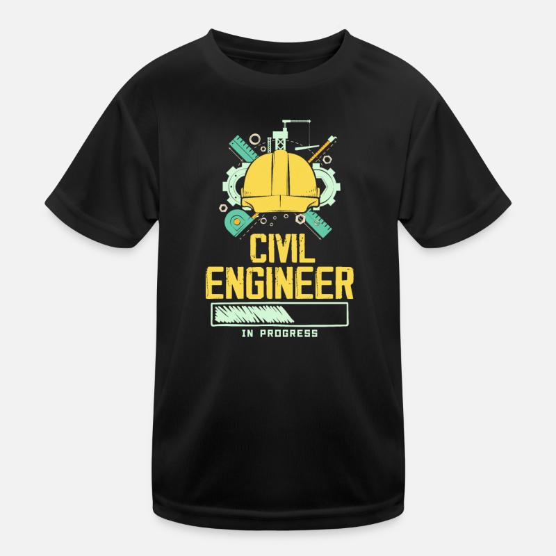 Future career as a civil engineer Civil engineering Kids Functional T-Shirt