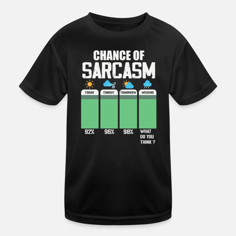Chance auf Sarkasmus Kinder Funktions-T-Shirt