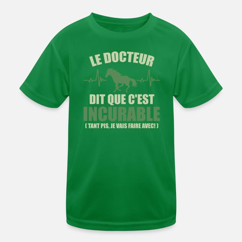 Cheval - c'est incurable T-shirt sport Enfant