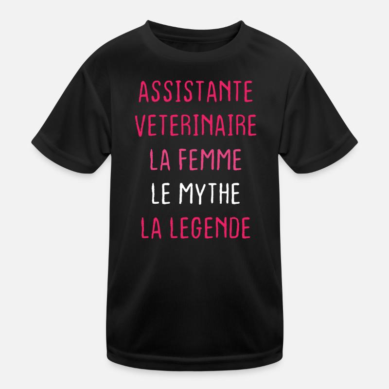 Assistante Veterinaire T-shirt sport Enfant