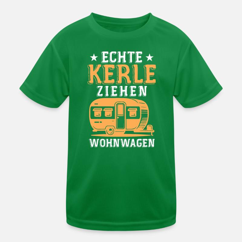 Real guys pull caravan Kids Functional T-Shirt