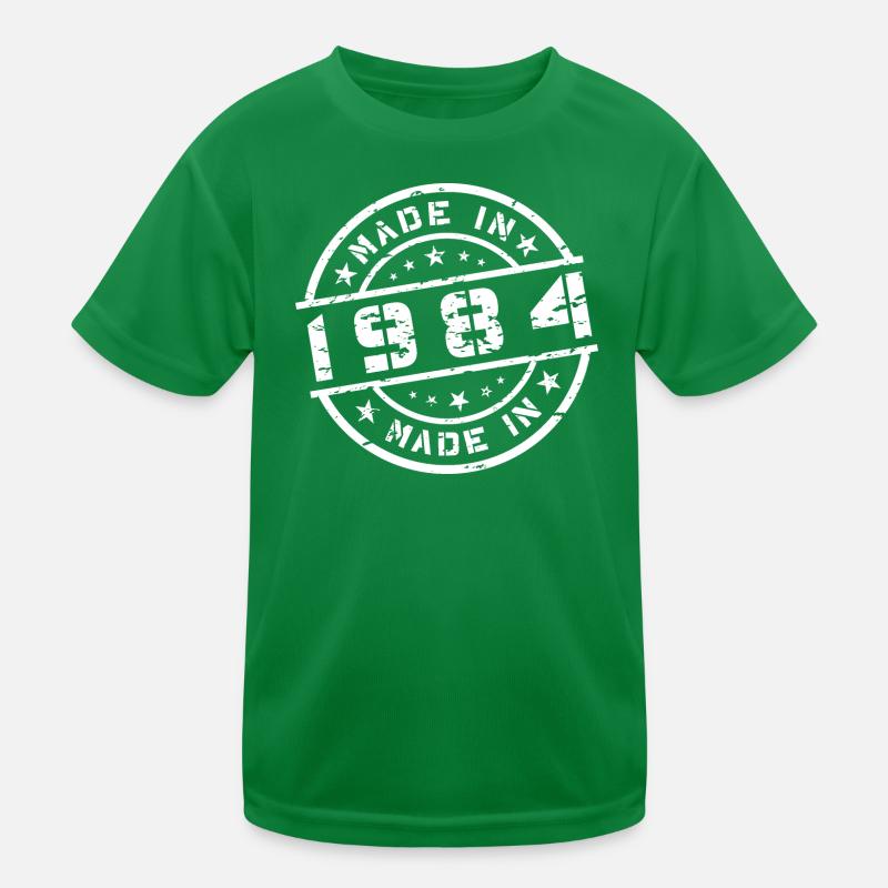 Année de naissance Anniversaire Né(e) en 1984 T-shirt sport Enfant