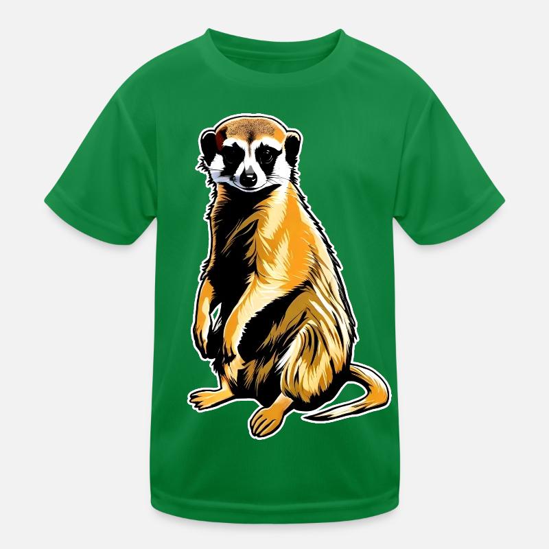 Niedliches kleines Erdmännchen Kinder Funktions-T-Shirt