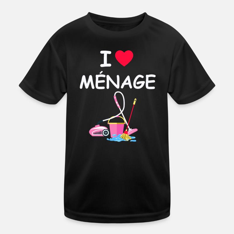 Humor räumt auf Kinder Funktions-T-Shirt