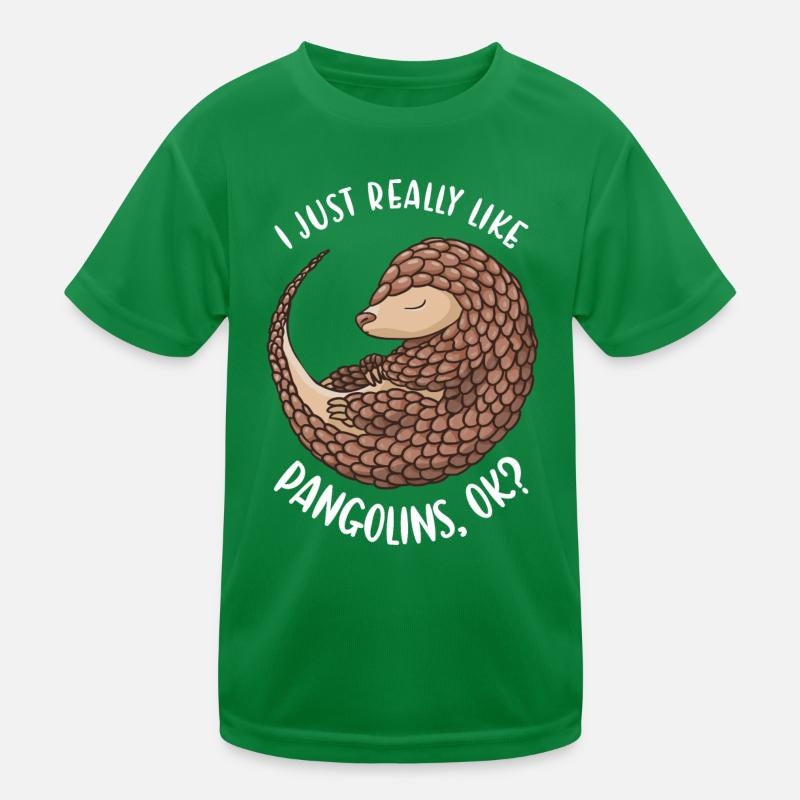 J’aime vraiment les pangolins ok? Pangolin T-shirt sport Enfant