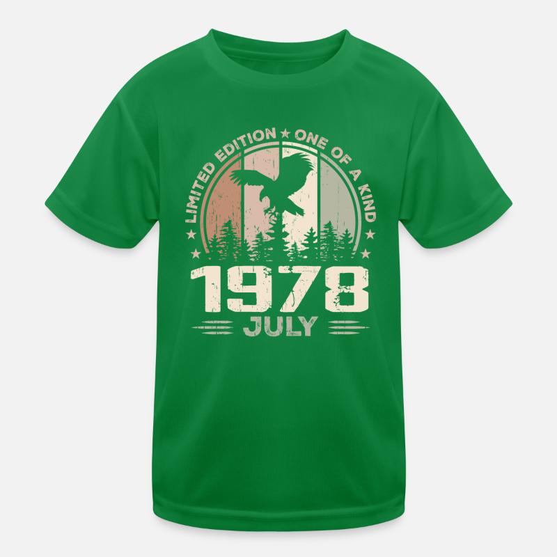 Incomparable since July 1978, 46th Anniversary Kids Functional T-Shirt