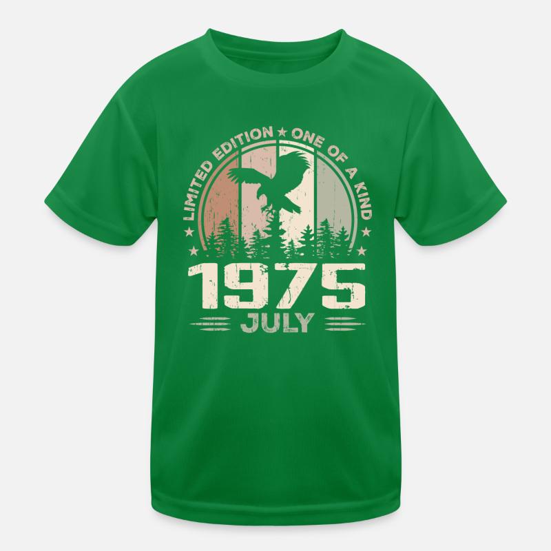 Unvergleichlich seit Juli 1975, 49-jähriges Jubiläum Kinder Funktions-T-Shirt