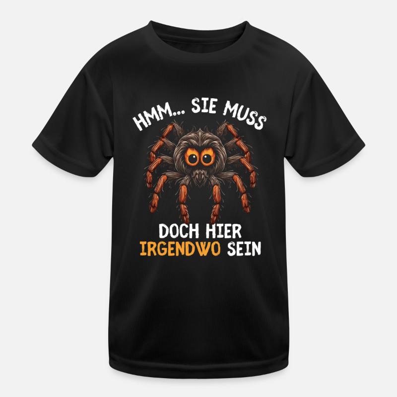 Vogelspinne Tarantel Geschenk Kinder Funktions-T-Shirt