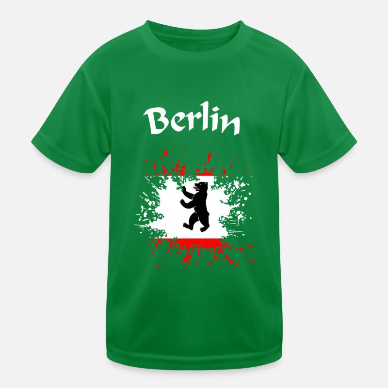 Berlin, Berliner Bär Kinder Funktions-T-Shirt