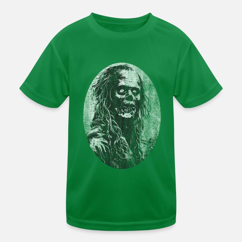 Evil Evil Zombie Undead Kids Functional T-Shirt