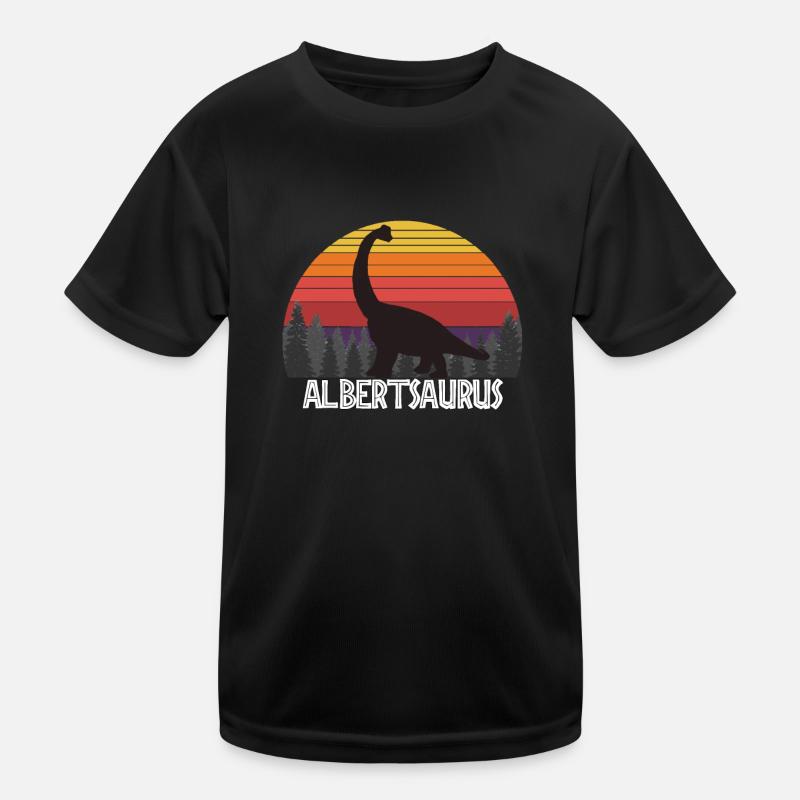 Albertsaurus Albert saurus dinosaur name birthday Kinder Funktions-T-Shirt