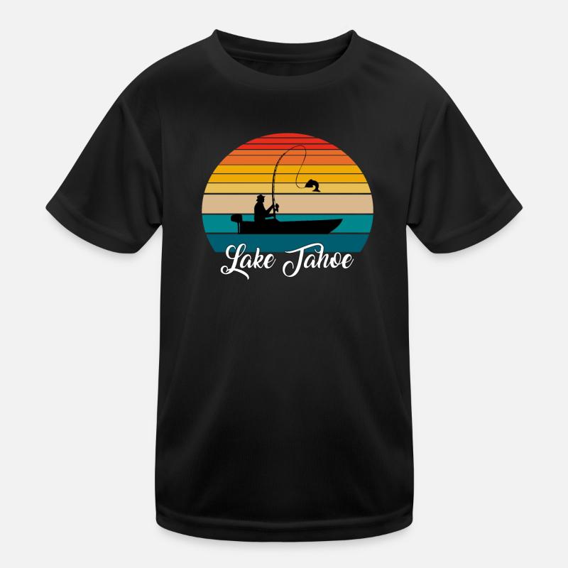 Lieu de pêche du lac Tahoe T-shirt sport Enfant