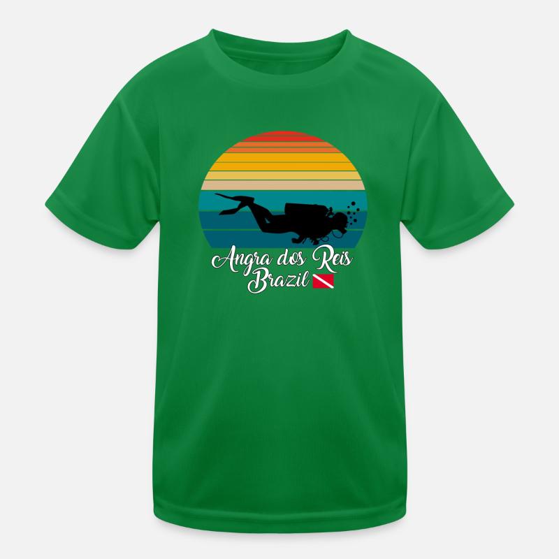 Angra dos Rice Brésil Plongée T-shirt sport Enfant