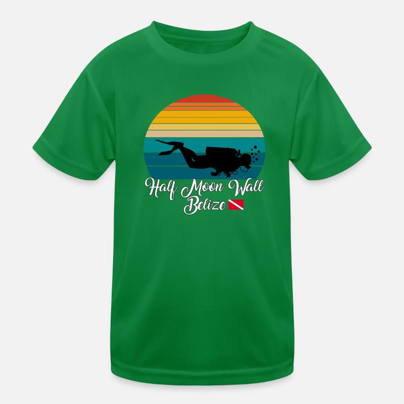 Demi-lune Mur Belize Plongée T-shirt sport Enfant