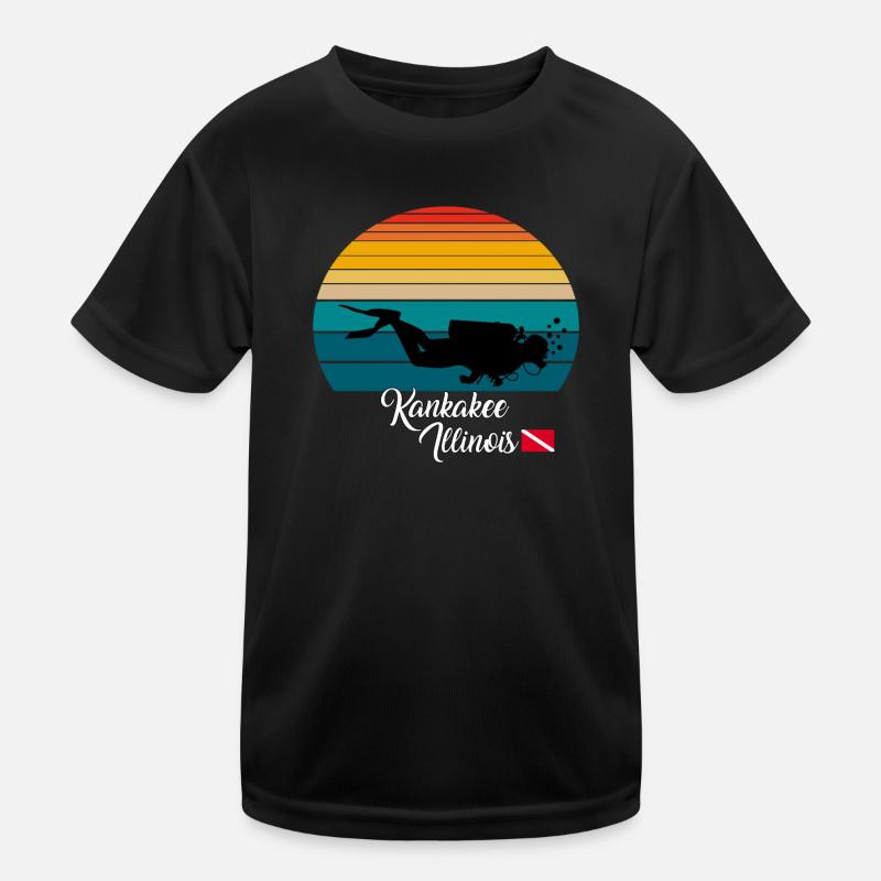 Kankakee Illinois Diving Kinder Funktions-T-Shirt