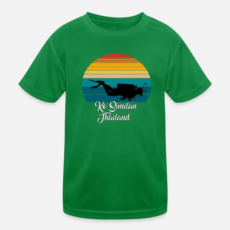 Ko Similan Thaïlande Plongée T-shirt sport Enfant