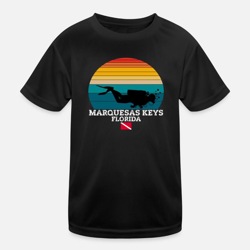 Marquesas Keys US Island Diving Kinder Funktions-T-Shirt