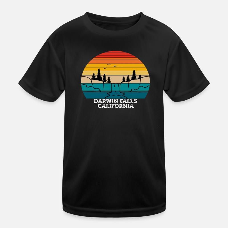 Darwin Falls California Kids Functional T-Shirt