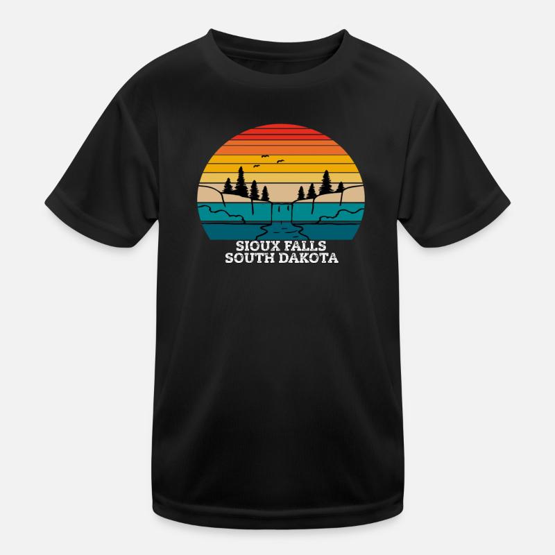 Sioux Falls South Dakota Kids Functional T-Shirt