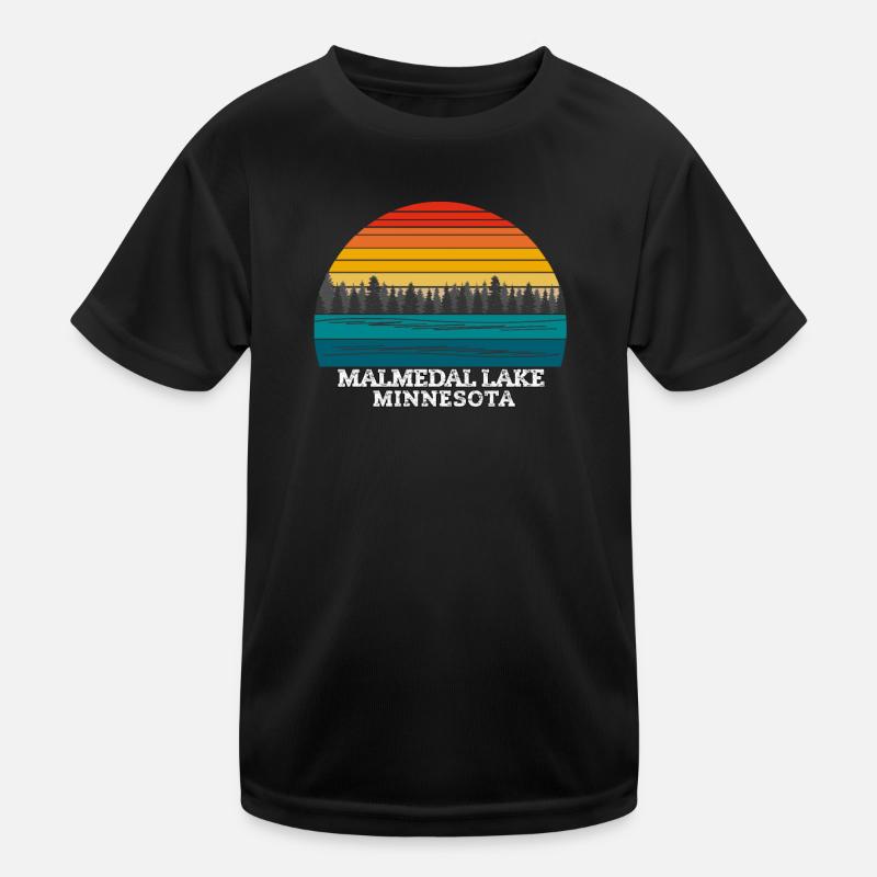 Lac Malmedal Minnesota T-shirt sport Enfant