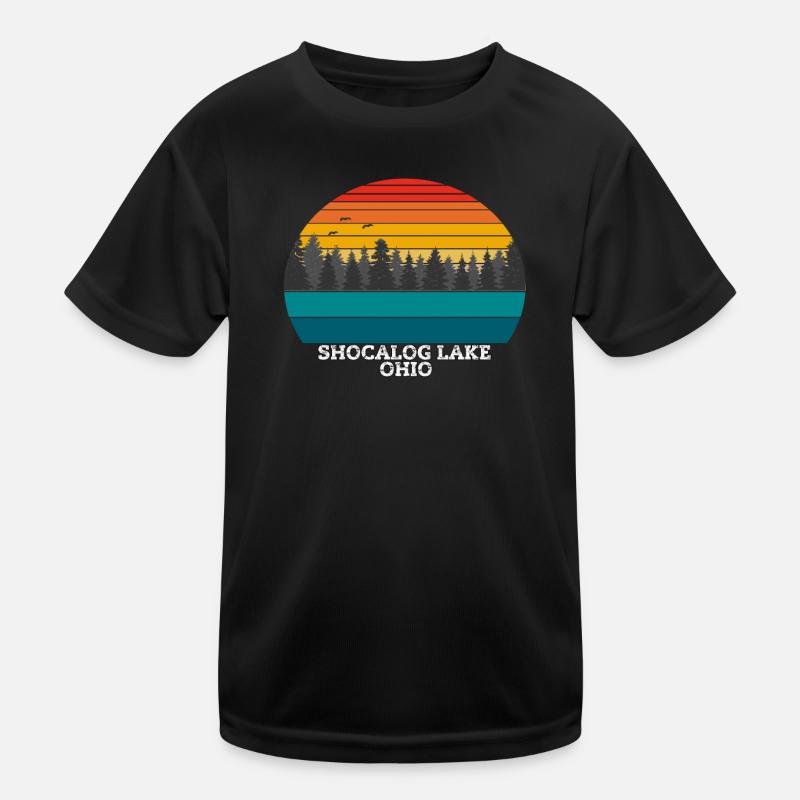 Shocalog Lake Ohio Kinder Funktions-T-Shirt