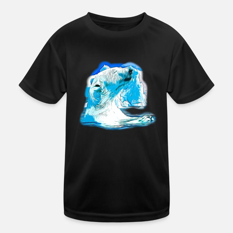 gxp polar bear polar bear enjoyer vector art Kids Functional T-Shirt