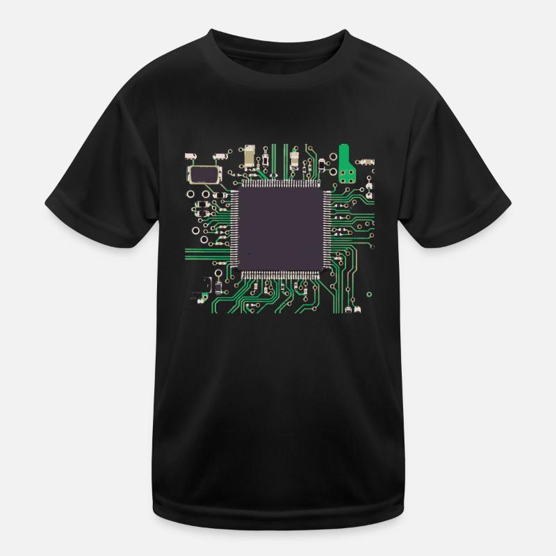 Computerchip Kinder Funktions-T-Shirt