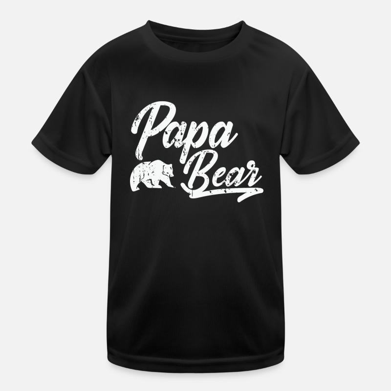 papa ours T-shirt sport Enfant