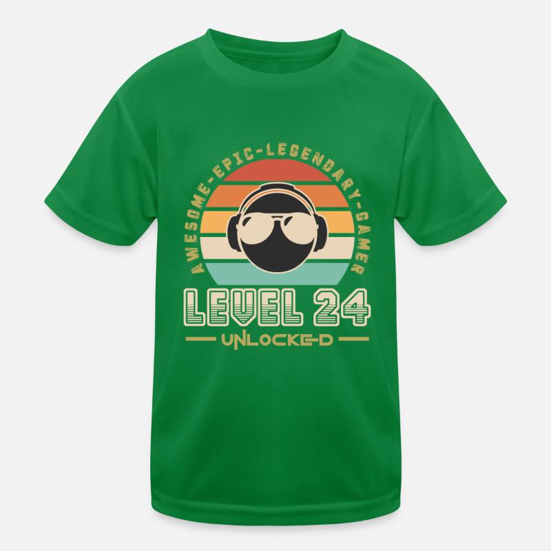 Stufe 24 Kinder Funktions-T-Shirt