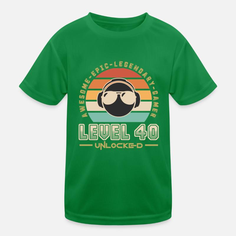 Level 40 Kids Functional T-Shirt