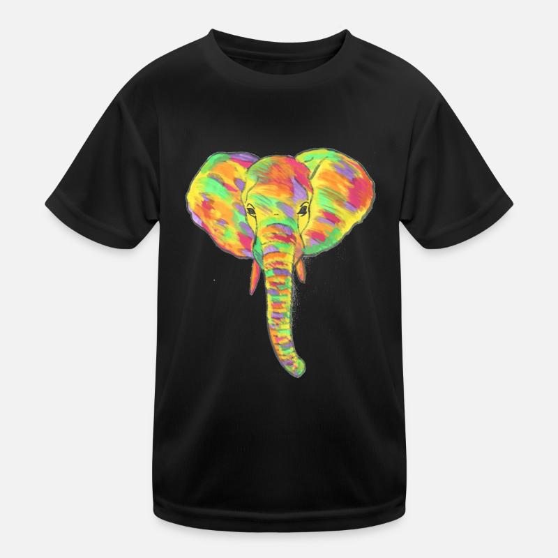 Happy Elephant Kinder Funktions-T-Shirt
