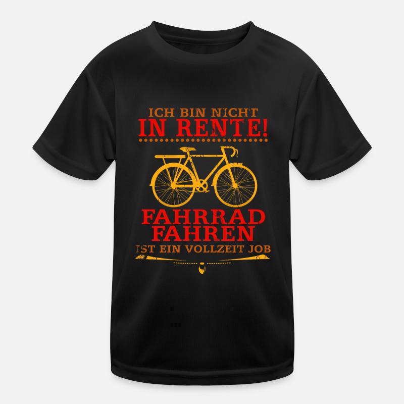 Fahrrad Rente Kinder Funktions-T-Shirt