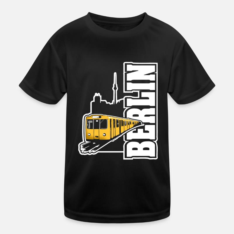 Berlin U-Bahn Color Kinder Funktions-T-Shirt