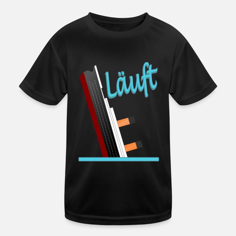 Läuft-Titanic-Version 1 Kinder Funktions-T-Shirt