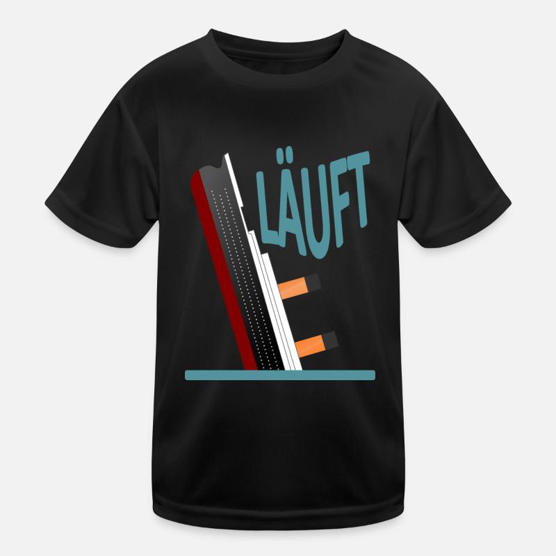Läuft-Titanic-Version 2 Kinder Funktions-T-Shirt