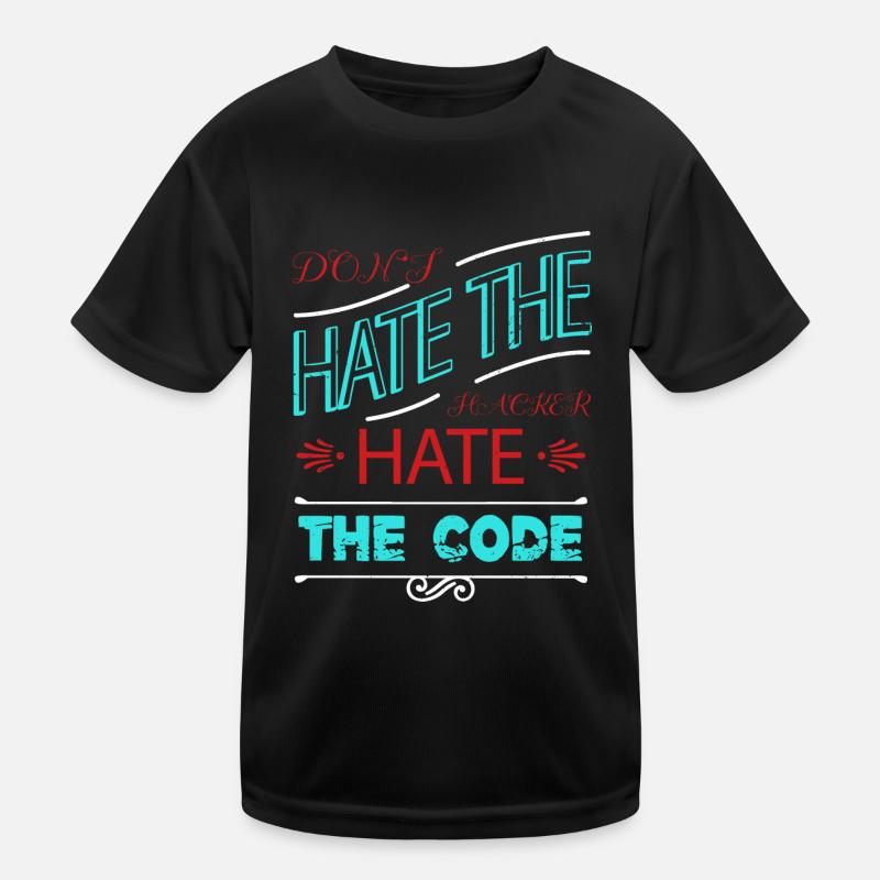 happy funny quote analyst funny joke humor coding Kinder Funktions-T-Shirt