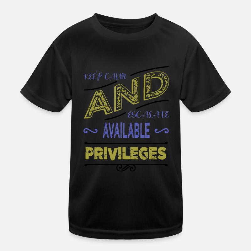 anonymous expect us quote birthday present Kinder Funktions-T-Shirt