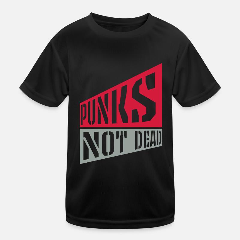 punks not dead quote Kids Functional T-Shirt