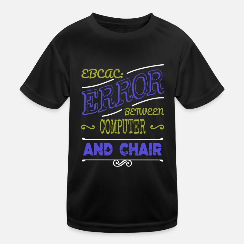 computer science gift ethical humor fingers Kinder Funktions-T-Shirt