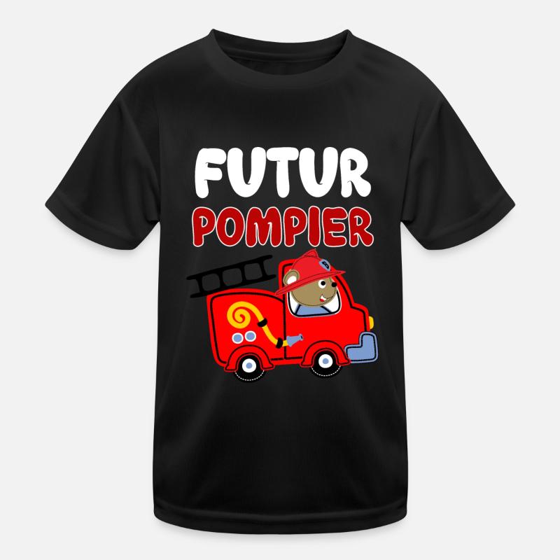 Mon Bébé Pompier Cadeau Enfant Garçon T-shirt sport Enfant