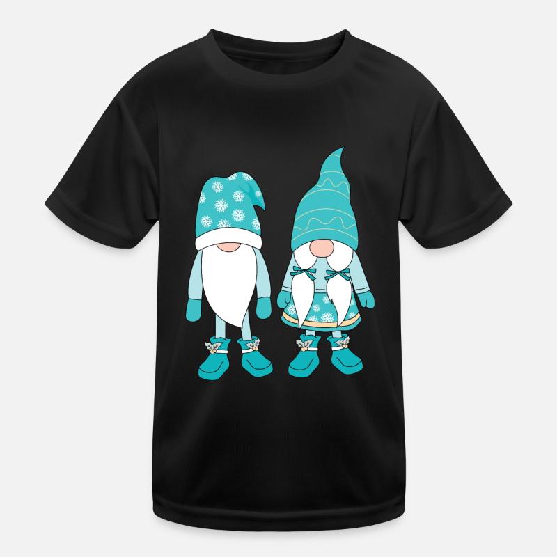 Weihnachten Weihnachtmann Gnomies Kinder Funktions-T-Shirt