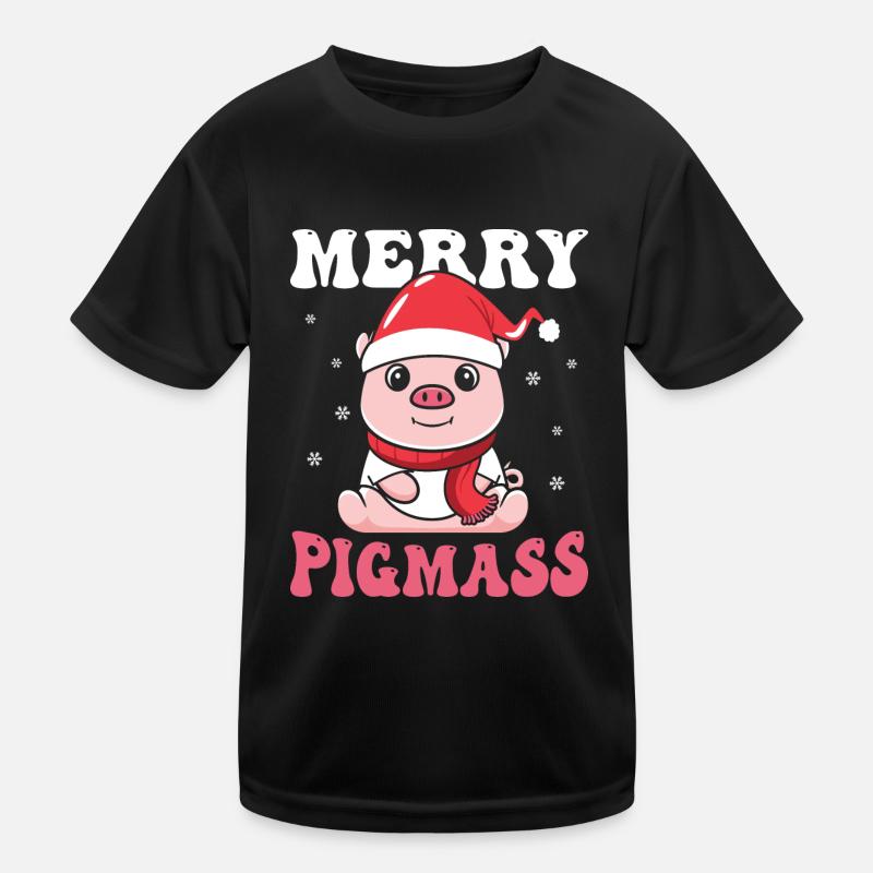 Merry Pigmas Kids Functional T-Shirt