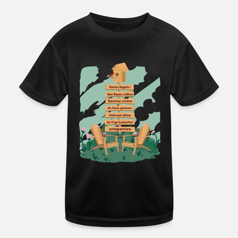 Mes règles de jardin T-shirt sport Enfant