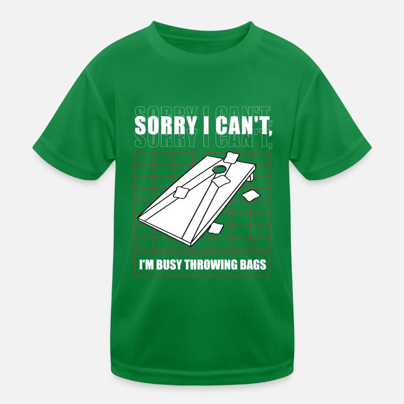 Sacs à lancer Ironic Saying Cornhole Sports T-shirt sport Enfant