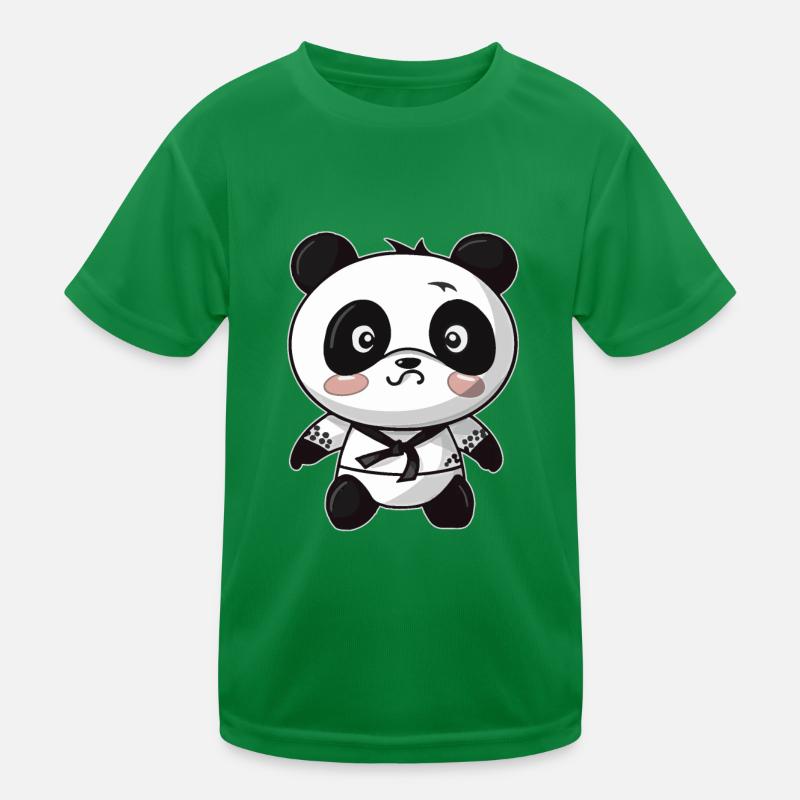 Karate Panda Kids Functional T-Shirt