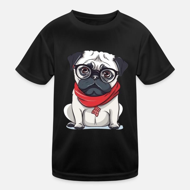 Pug Kids Functional T-Shirt