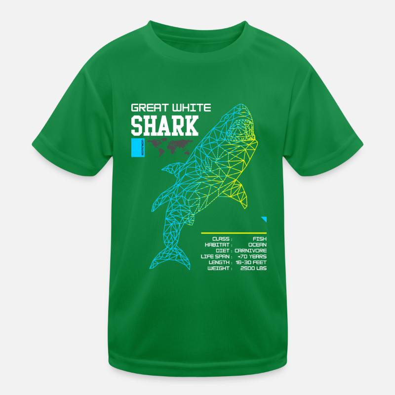 Grand Requin blanc a T-shirt sport Enfant
