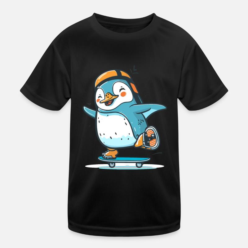 Slippery Penguin Kids Functional T-Shirt