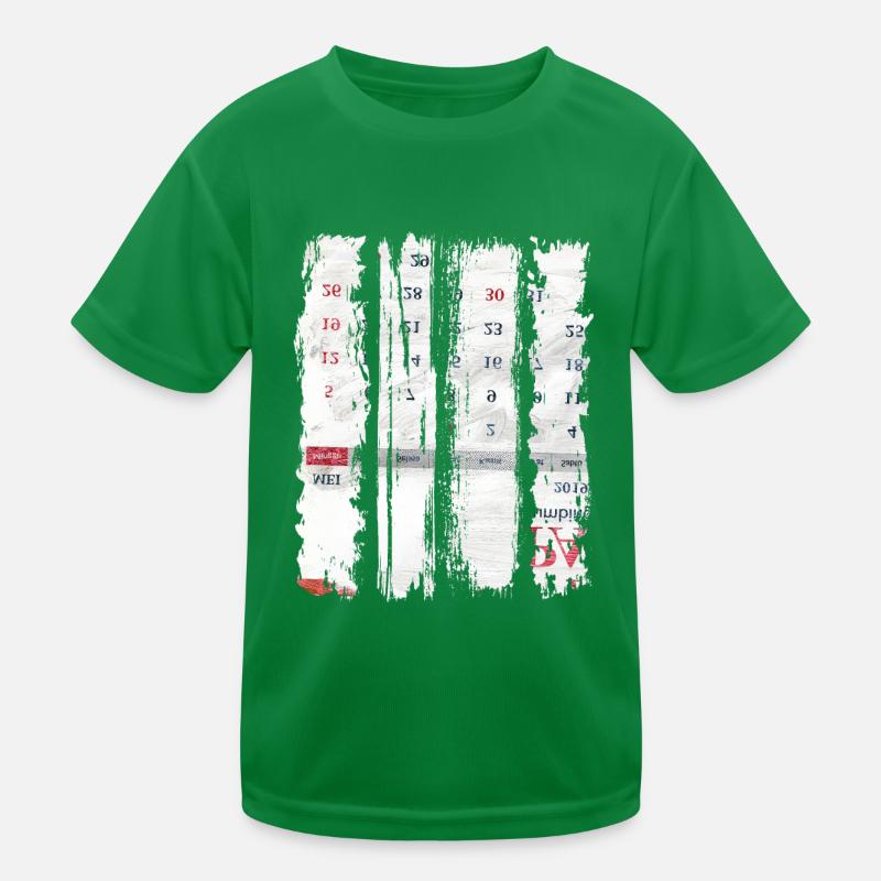 Newspaper Clipps Scrapbook Magazines Alphabet Code Kids Functional T-Shirt